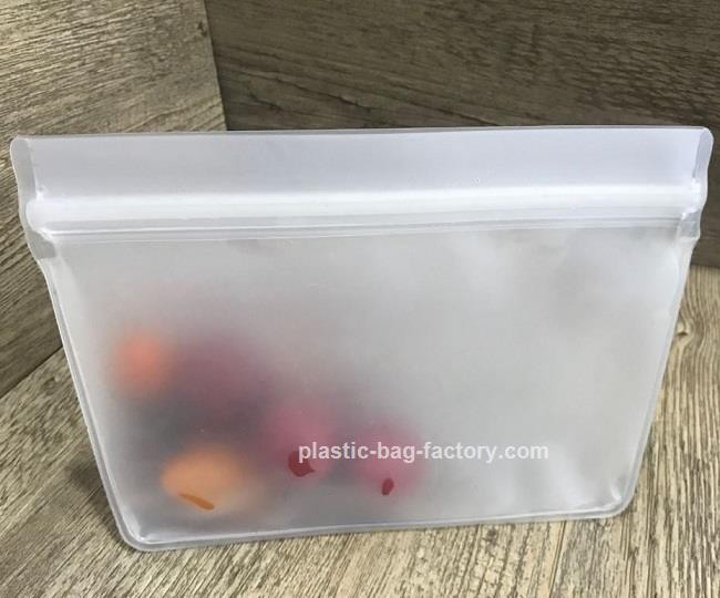 Stand-Up EVA Reusable Snack Food Bag Airtight Seal Fresh-keeping Food Storage Bag