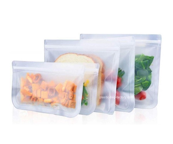 EVA Reusable Fruits Storage Bag Leakproof Fresh-keeping Sandwich Food Bag